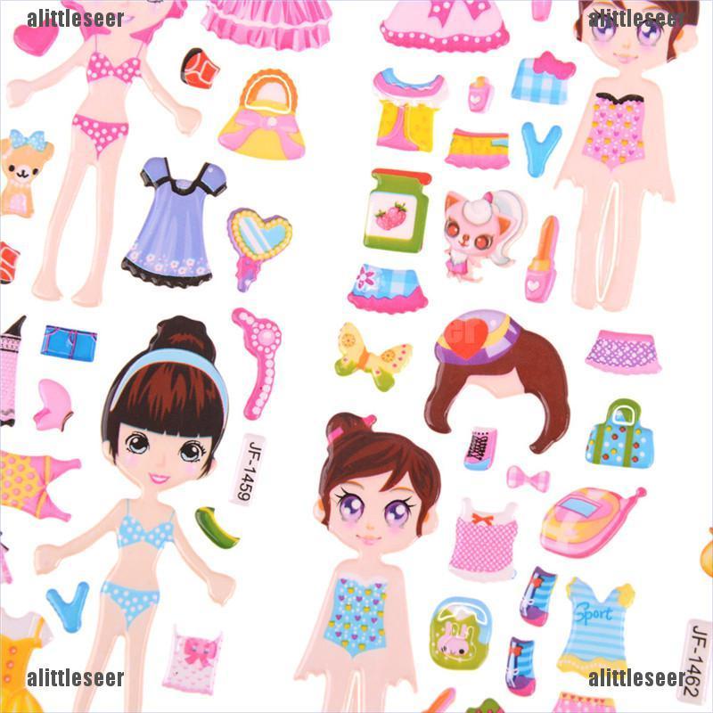 Set 5 Miếng Dán Trang Trí Quần Áo DIY Hình Công Chúa Dễ Thương Xinh Xắn