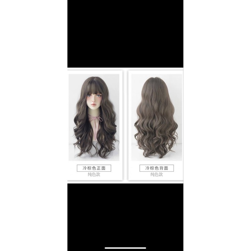 Tóc giả nữ❤️freeship 50k❤️ tóc giả xoăn cao cao cấp+ tặng lưới chùm
