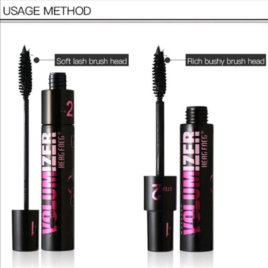 Chuốt mi kép mascara Volumizer hàng nội địa Trung