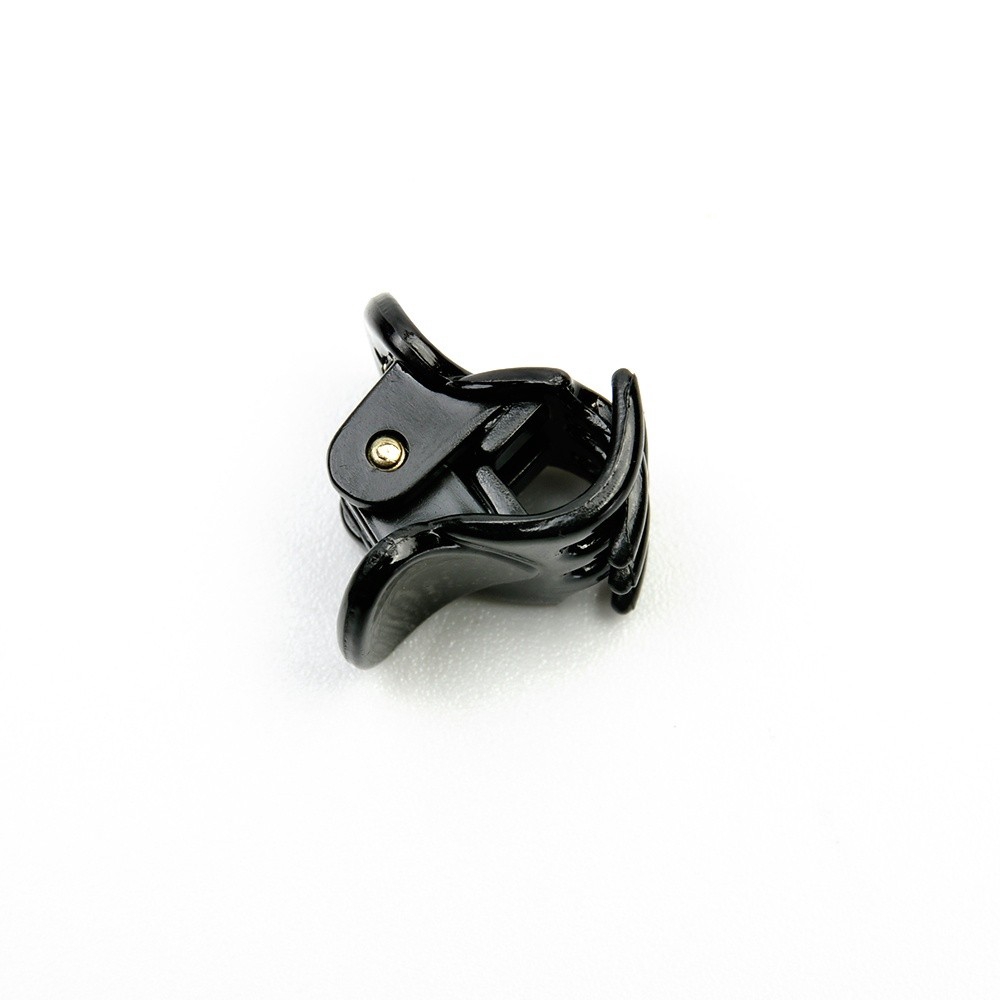 Set 12 kẹp nhựa mini 6 chân màu đen bằng nhựa dành cho phụ nữ và trẻ em trang trí