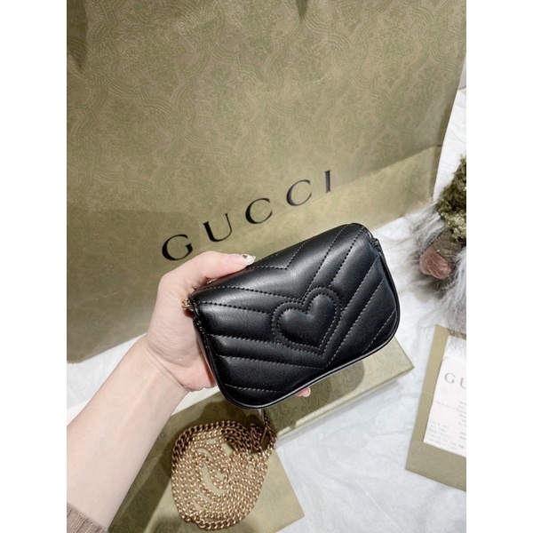 Túi Gucci mamont nano size 11 Full box