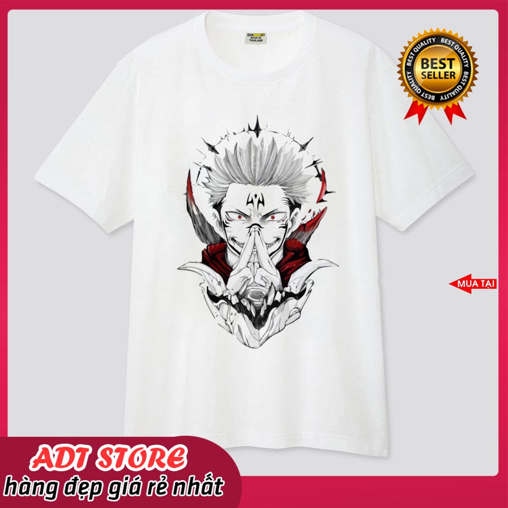 Áo thun nam nữ unisex Anime Jujutsu Kaisen Satoru Gojo Ryomen Sukuna Ver.1 Collections phong cách Nhật Bản cực chất