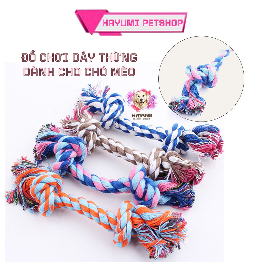 [ĐỒ CHƠI] DÂY THỪNG CHO CHÓ MÈO