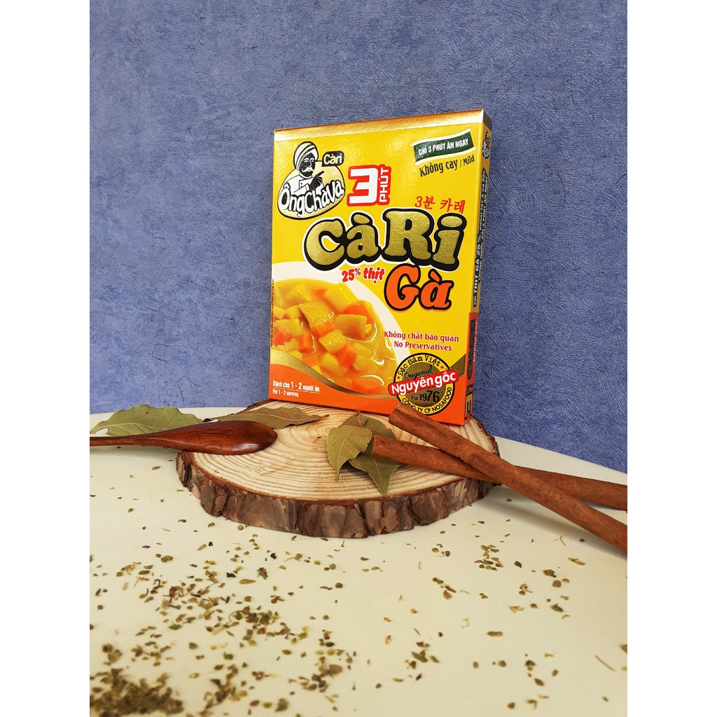 Cà Ri 3 Phút Gà Không Cay Ông Chà Và 200g