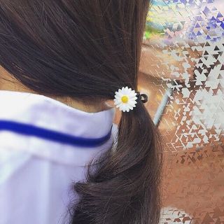 Dây buộc tóc hoa cúc họa mi