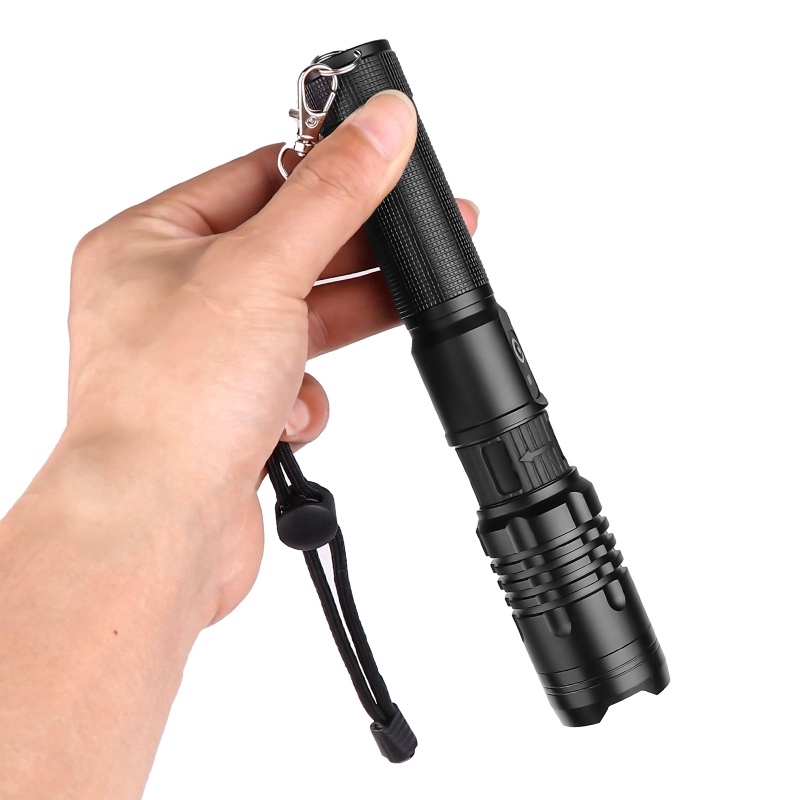 Đèn Pin 6000 Lumens XHP50 Mạnh Nhất đèn Pin 18650 Sạc USB Săn Bắn Cắm Trại Câu Cá