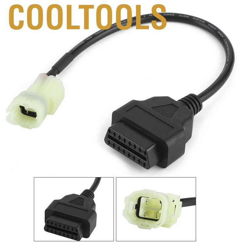 Dây Cáp Chuyển Đổi Coolools Obd2 Sang 4 Pin Dành Cho Xe Mô Tô Honda