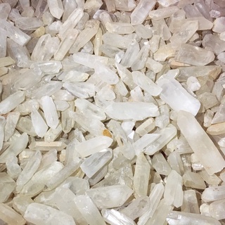 100Gr Đá Thô Trắng Hình Trụ 3-5 cm
