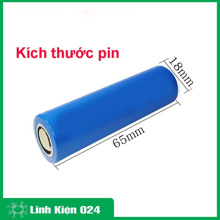 Pin Sạc Dự Phòng 18650 3.7V Đủ Loại Dung Lượng