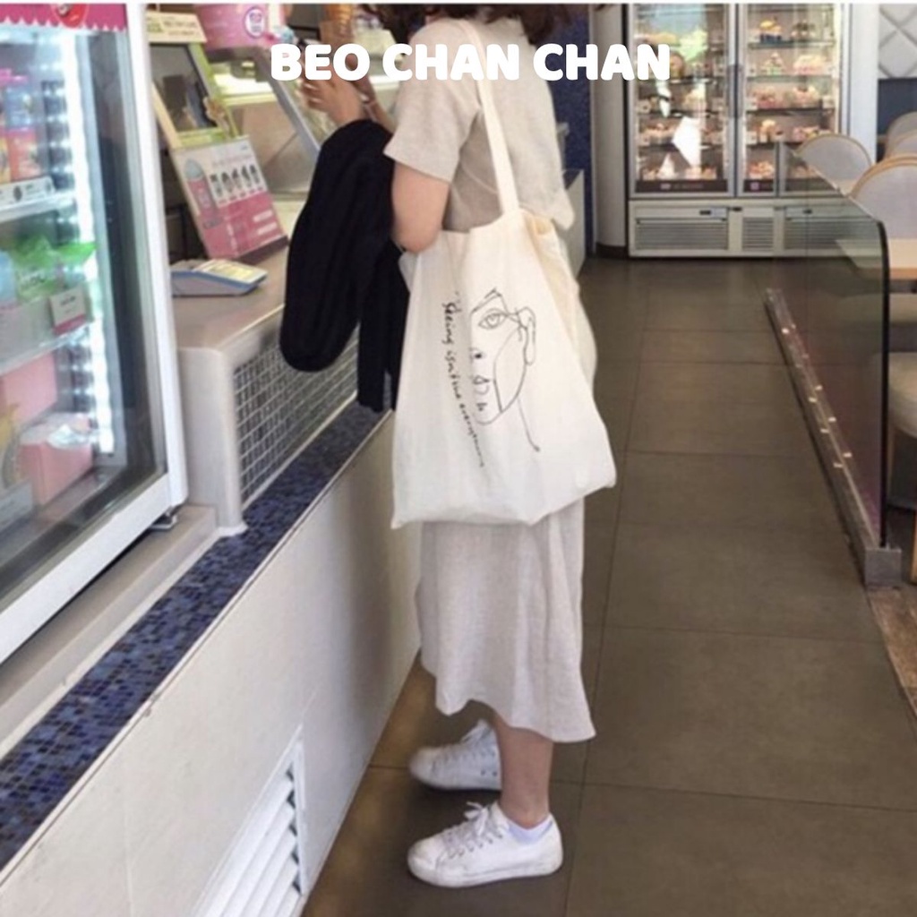 TÚI TOTE VẢI VINTAGE TÚI TOTE ULZZANG HENRIMATISEE