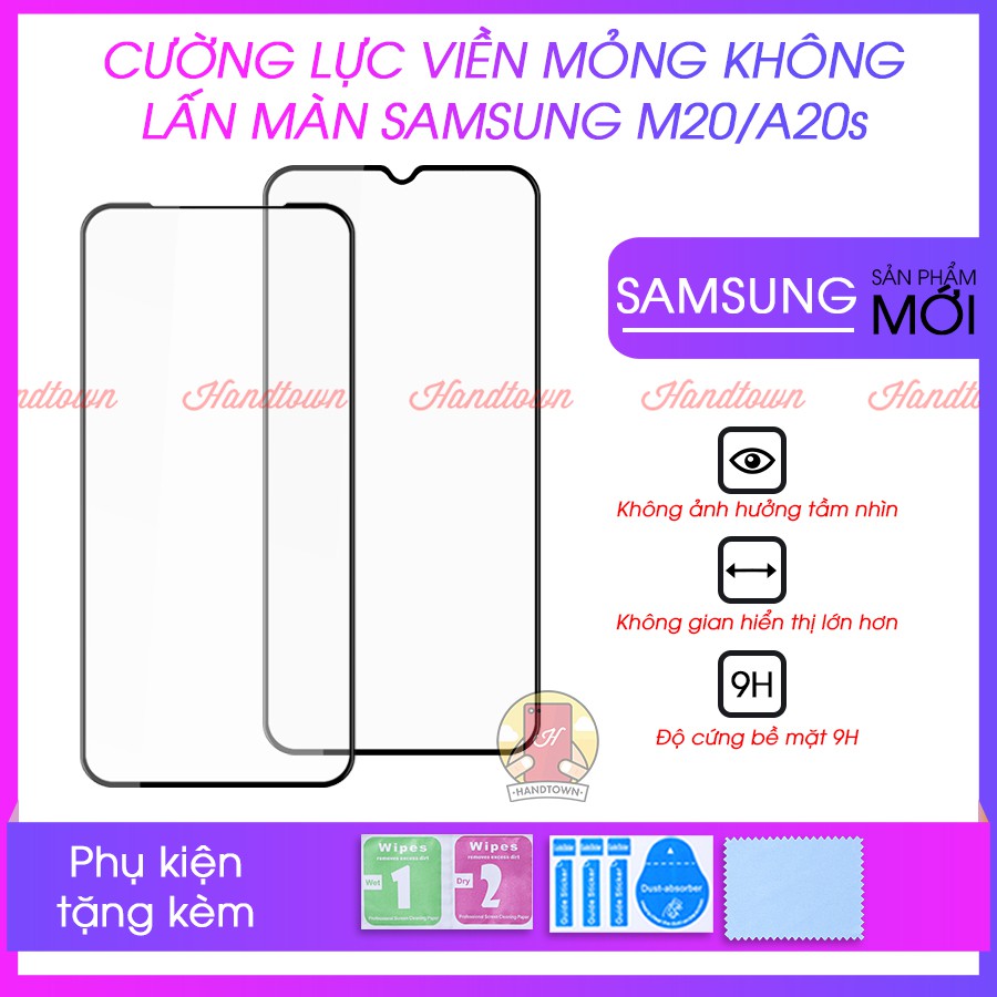 Cường Lực Viền Mỏng Dành Cho Samsung Galaxy M20 / A20s Không Lấn Màn