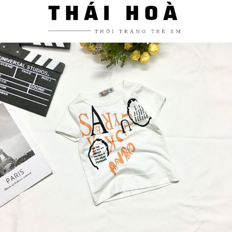 Áo thun in hình độc đáo cho bé trai  COTTON 4 CHIỀU  áo phông trẻ em trai chất liệu vải mềm mại không thô ráp