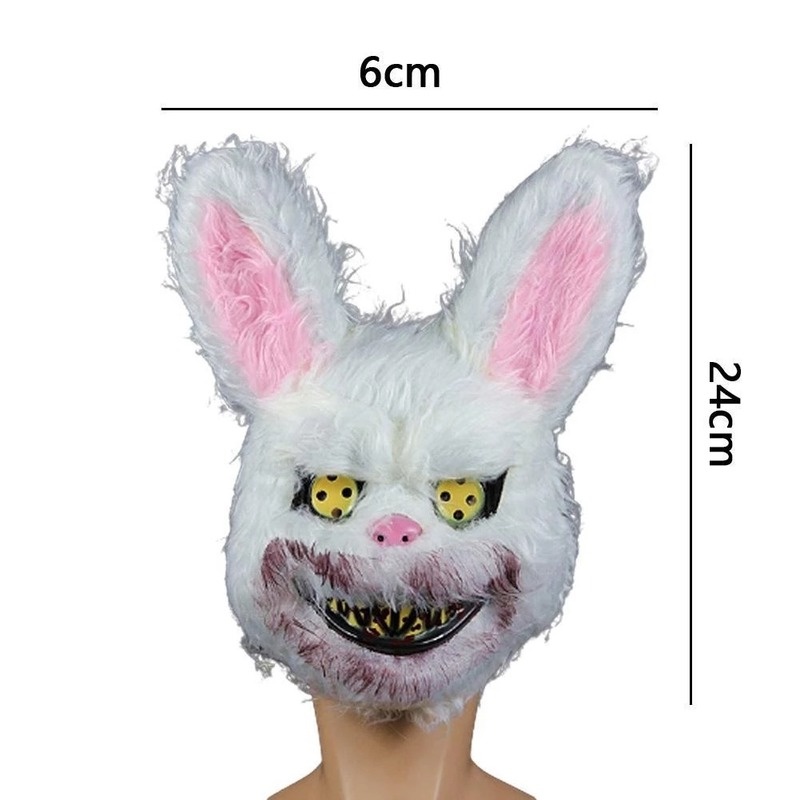 Mặt Nạ Hóa Trang Halloween Hình Gấu Teddy / Thỏ Đẫm Máu
