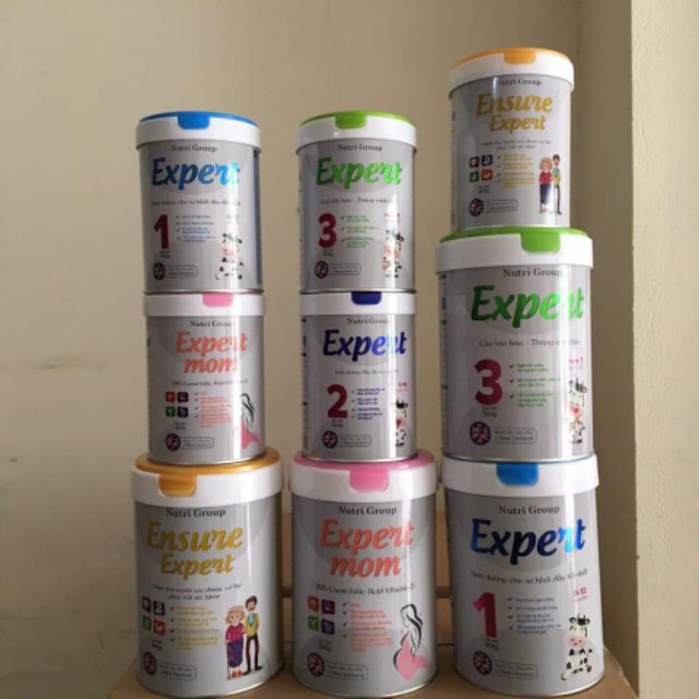 Sữa Nutri Group Expert số 1, 2, 3, gold sure , mama 400g,  900g