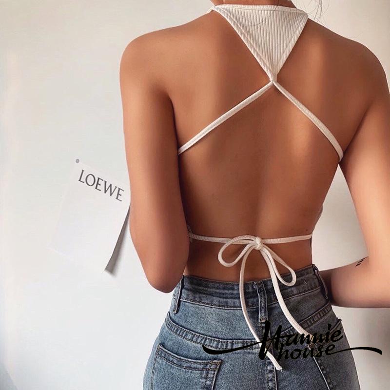 Áo yếm tank top thiết kế hở lưng quyến rũ