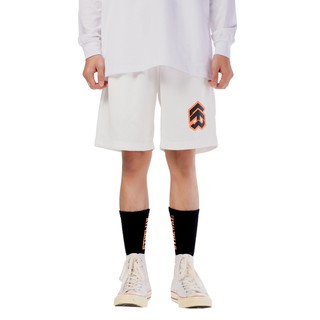 5THEWAY® /stroke/ BIG LOGO MESH SHORT™ in WHITE aka Quần Short Trắng