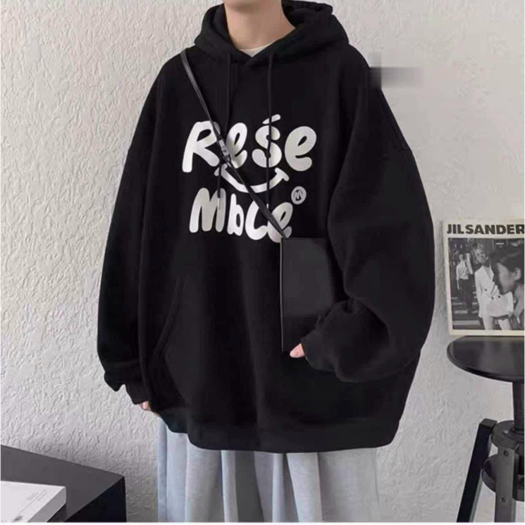 Áo Hoodies Nam - Áo Khoác Nỉ Chui Đầu Nón Lớn 2 Lớp Form rộng Che Nắng In Chữ Đẹp Siêu Hot NEW UNISEX