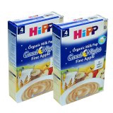 Bộ 2 hộp Bột ăn dặm táo tây &amp; sữa Hipp 250g