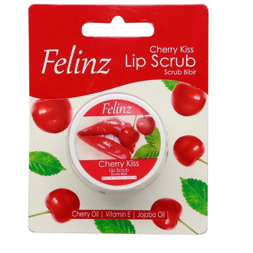 (Hàng Mới Về) Son Tẩy Tế Bào Chết Môi 6.6 Brands Festival Felinz Cherry Kiss | BigBuy360 - bigbuy360.vn