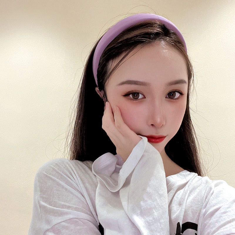 Băng Đô Cài Tóc Bọt Biển Thiết Kế Xinh Xắn Thời Trang Cho Nữ