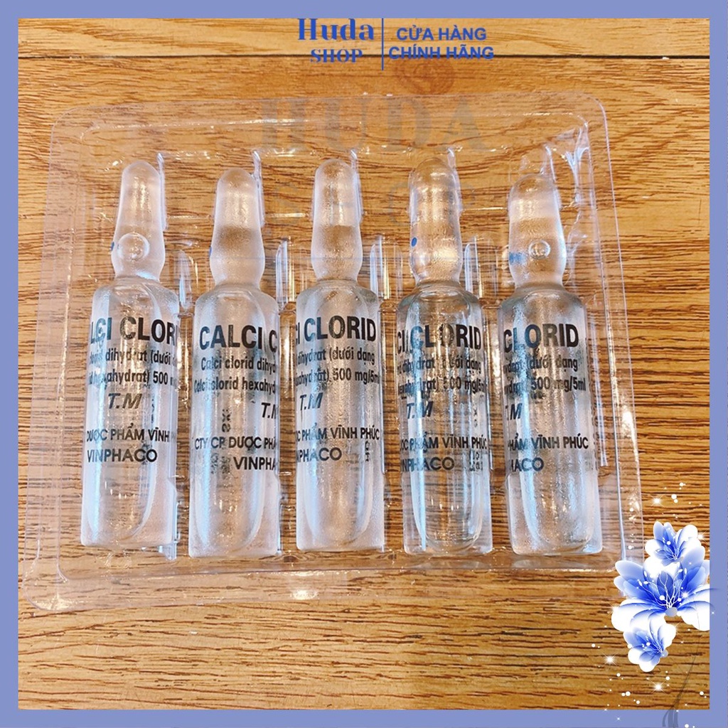 [Lẻ 1 ống 5ml] Canxi clorid hoạt hoá tiểu cầu PRP