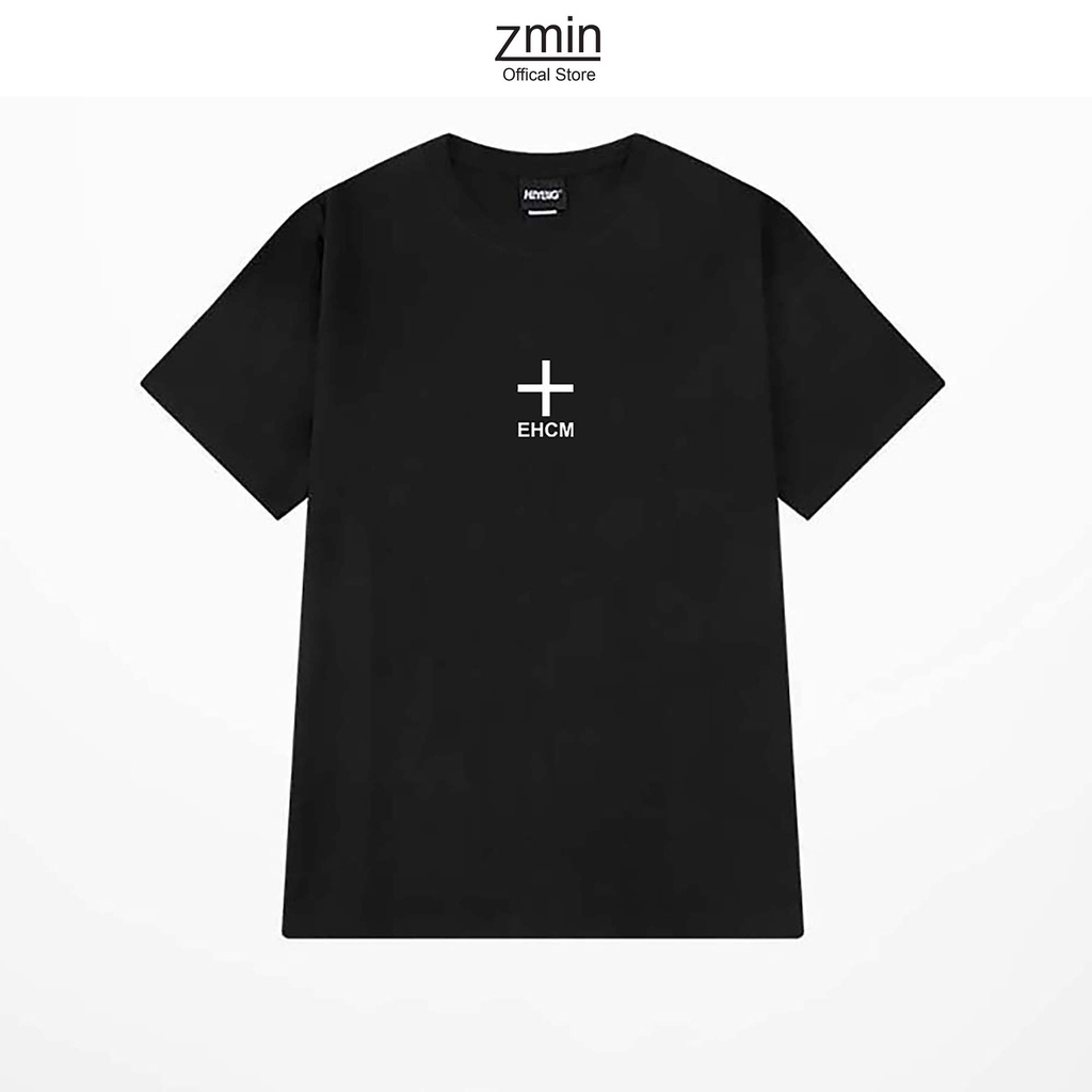Áo thun tay lỡ nam nữ 100% cotton Zmin, dáng Unisex form rộng - U016