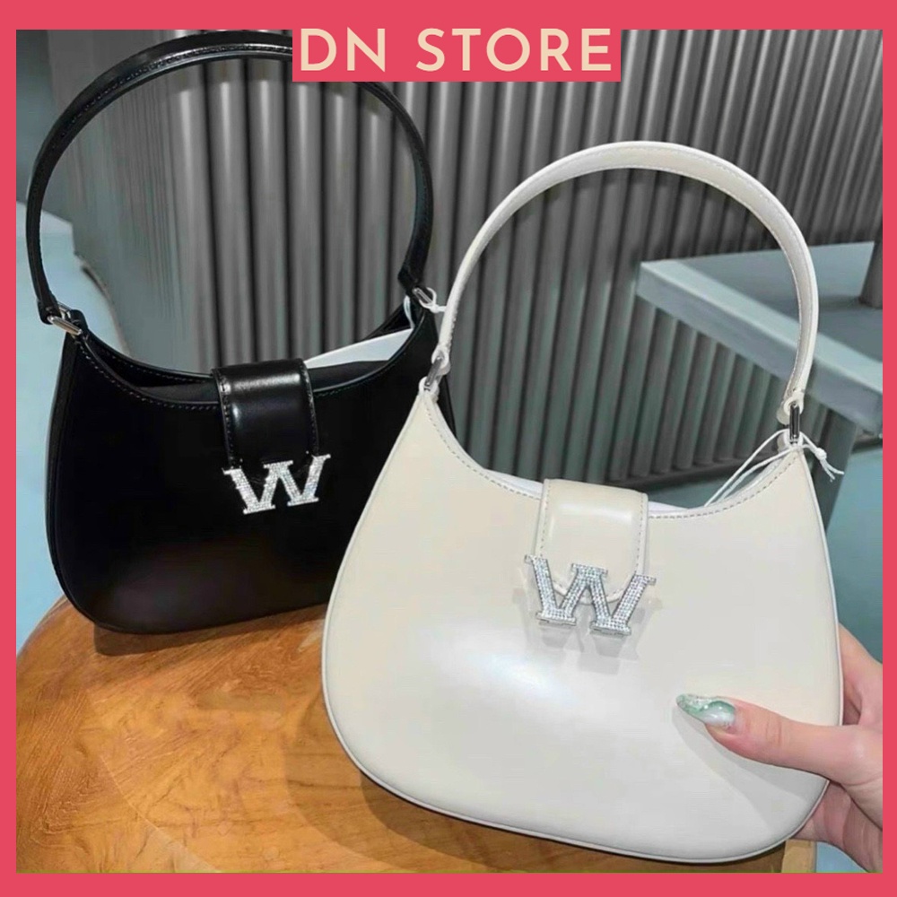 Túi Xách Nữ Túi Kẹp Nách Chữ W 2 SIZE Mẫu Siêu Hottrend - Túi Xách Nữ Đeo Chéo Thời Trang Sang Trọng 2 Màu Trắng Và Đen