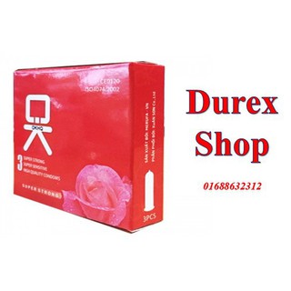 [Siêu giảm giá ]Bao cao su OK KHÔNG MÙI - 3 cái