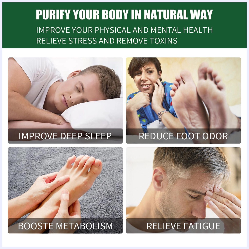 Miếng Dán Thảo Dược Tự Nhiên Giải Độc Giảm Căng Thẳng Cho Bàn Chân