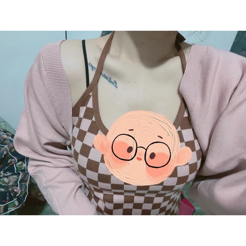 Set Váy Body Len Và Áo Khoác Ngoài