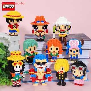 Đồ Chơi Lắp Ráp Nhiều Kiểu Dáng Nhân Vật Hoạt Hình One Piece