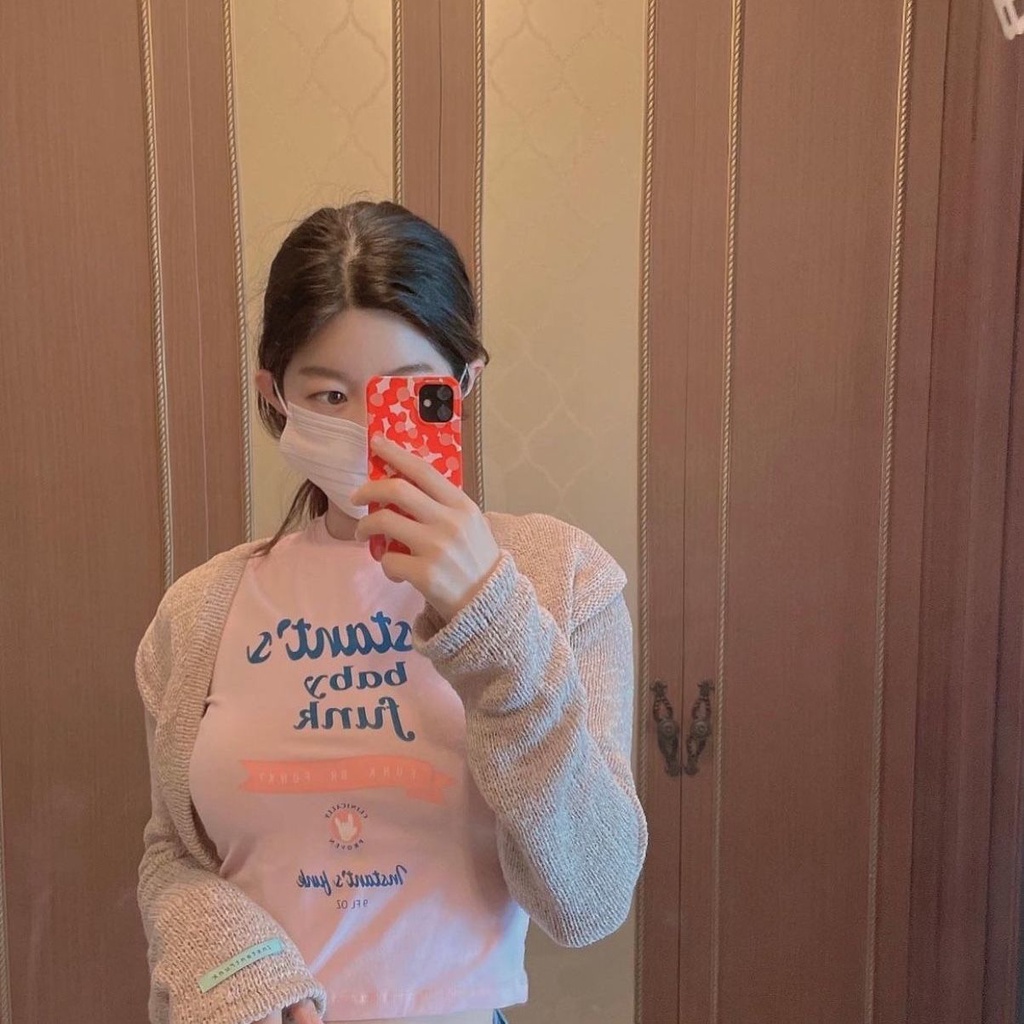 Hàng Mới Về Áo Thun Tay Ngắn Dáng Ôm Phong Cách Hàn Quốc Thời Trang Mùa Hè 2022