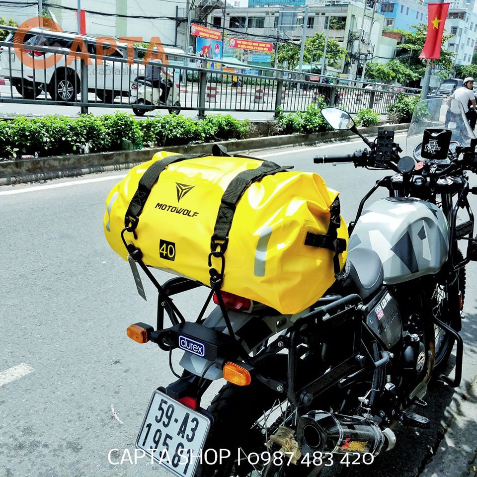 Túi đi tour chống nước Motowolf 40l