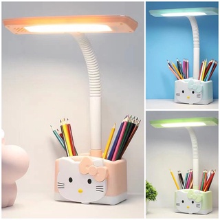 Đèn học chống cận - đổi 3 chế độ bằng công tắc- có hộp đựng bút