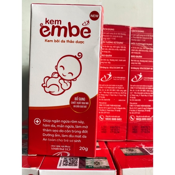 Kem EM BÉ new type 20g (date xa nhất thị trường)