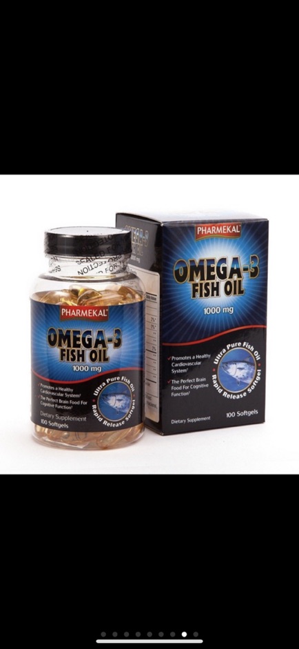 [ Chính Hãng ] Viên uống Viên Dầu Cá Omega 369 Pharmekal, Chai 100 viên