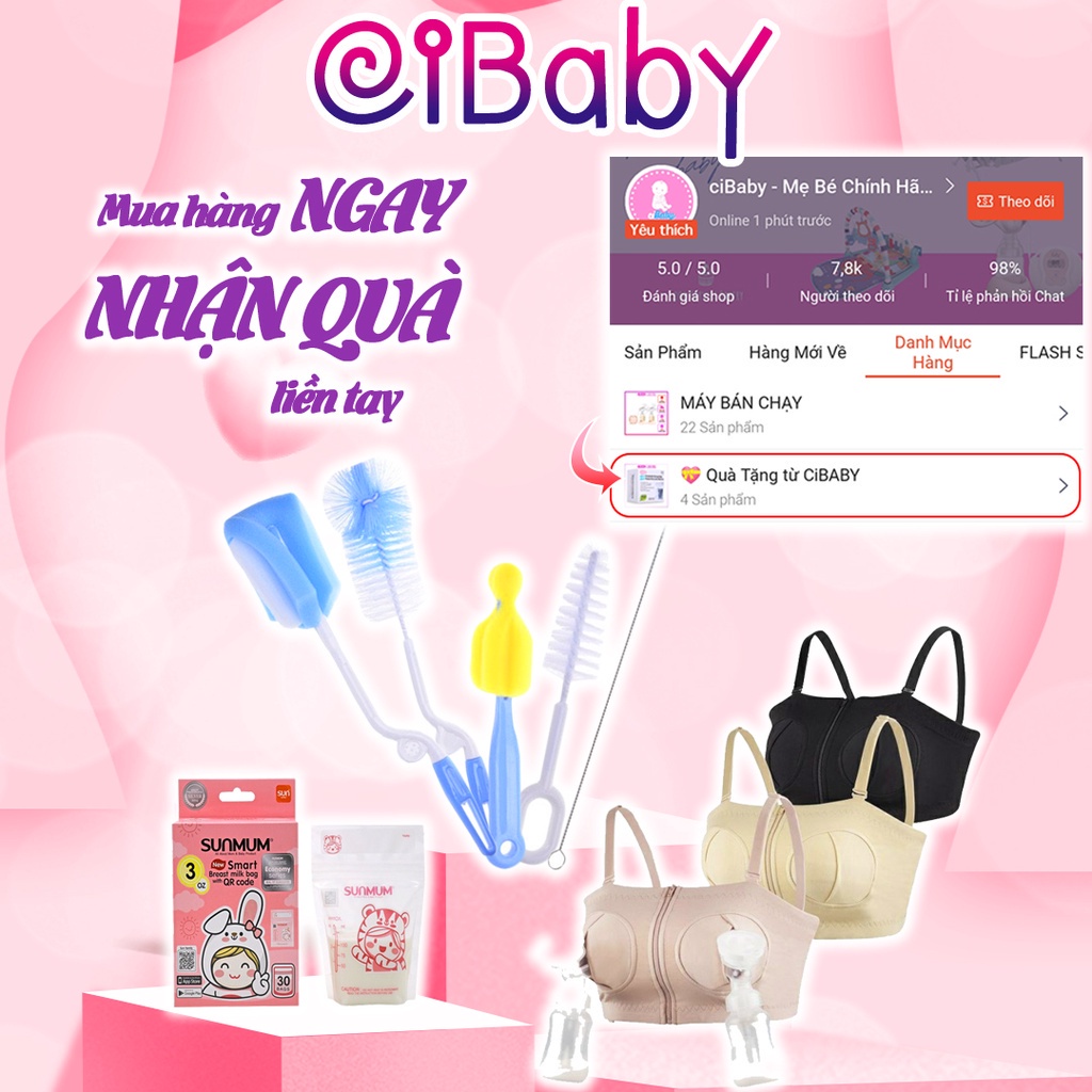 [CHÍNH HÃNG] Máy hút sữa điện đơn / đôi Fatz Baby Melody 1 FB1015VN