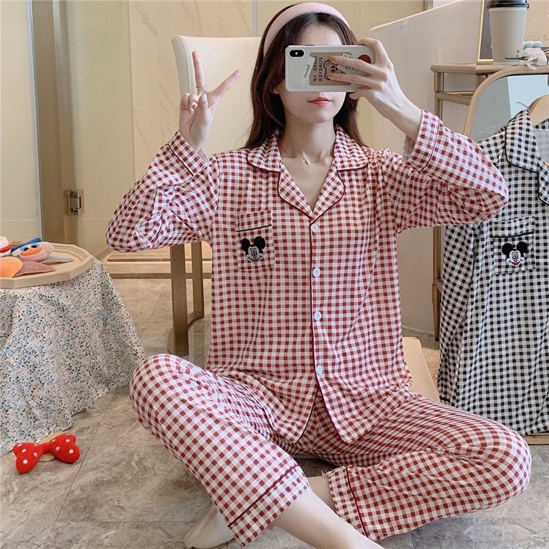 Bộ PIJAMA cao cấp dễ thương dày ấm quần dài tay dài | BigBuy360 - bigbuy360.vn