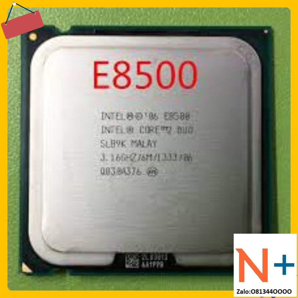 CPU E8500 + TUÝP KEO TẢN NHIỆT