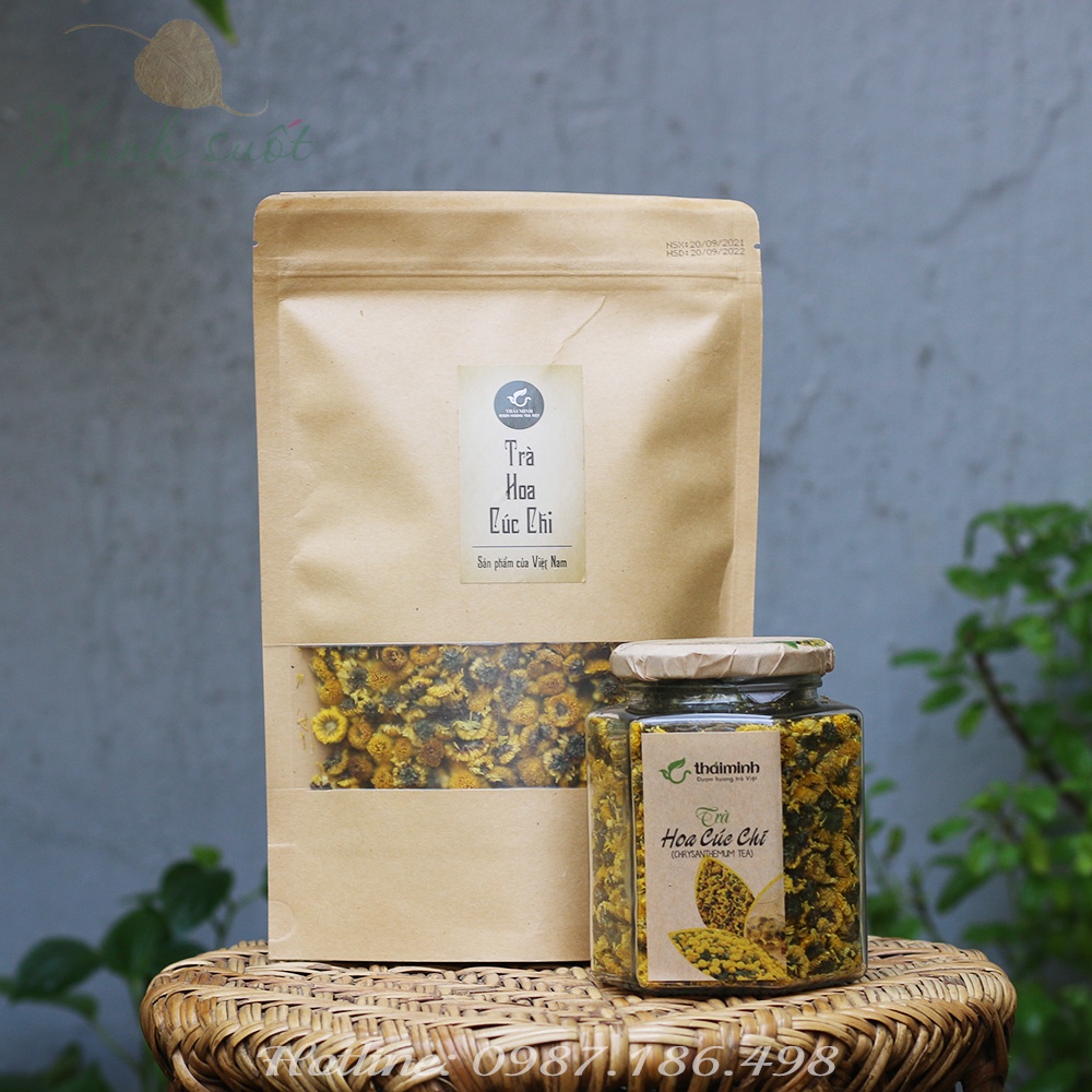 [Thái Minh] Trà Hoa Cúc Chi Sấy Lạnh 50G-  Chrysanthemum Indicum Tea 50G [Xanh Suốt]