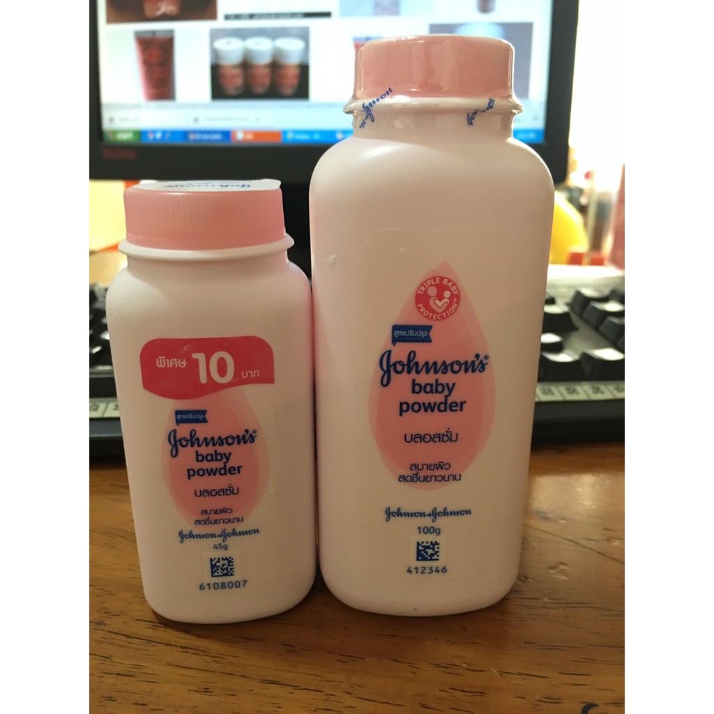 Phấn rôm hồng JOHNSON'S Baby Powder Thái Lan