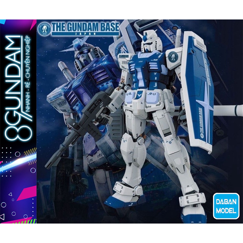 Mô Hình Lắp Ráp MG 6628 RX-78-2 ver. 3.0 The Gundam Base Color DABAN