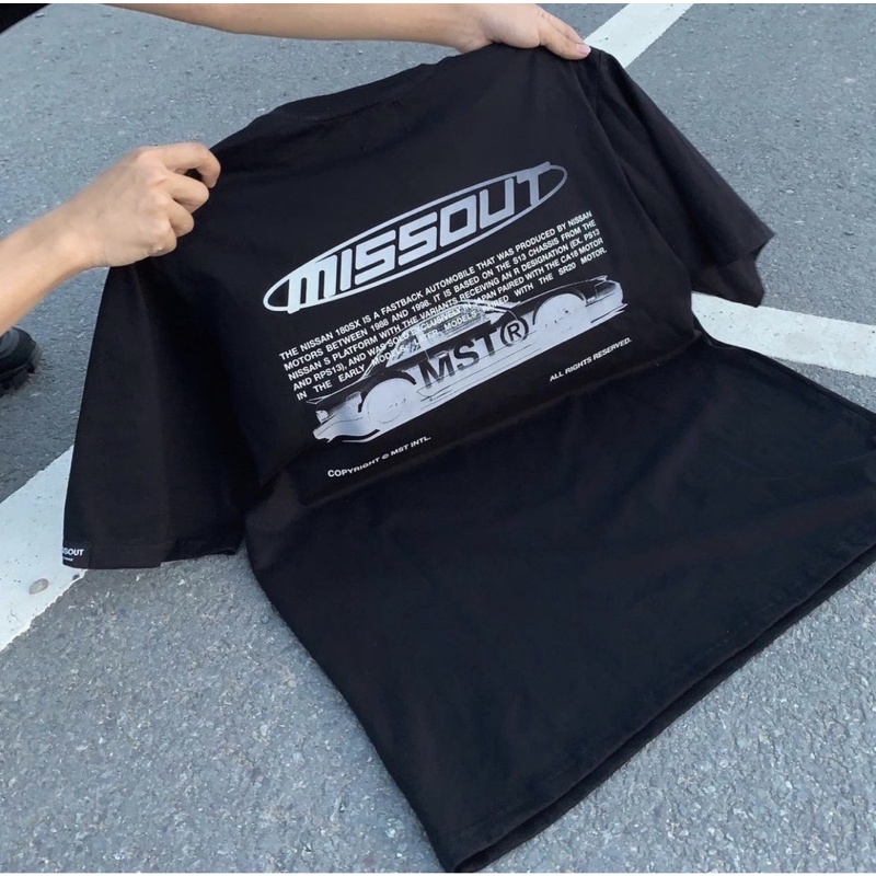 Áo thun unisex missout MST mít ao Xe hơi 2 màu nam nữ áo thun unisex Full tag Kun Shop | BigBuy360 - bigbuy360.vn