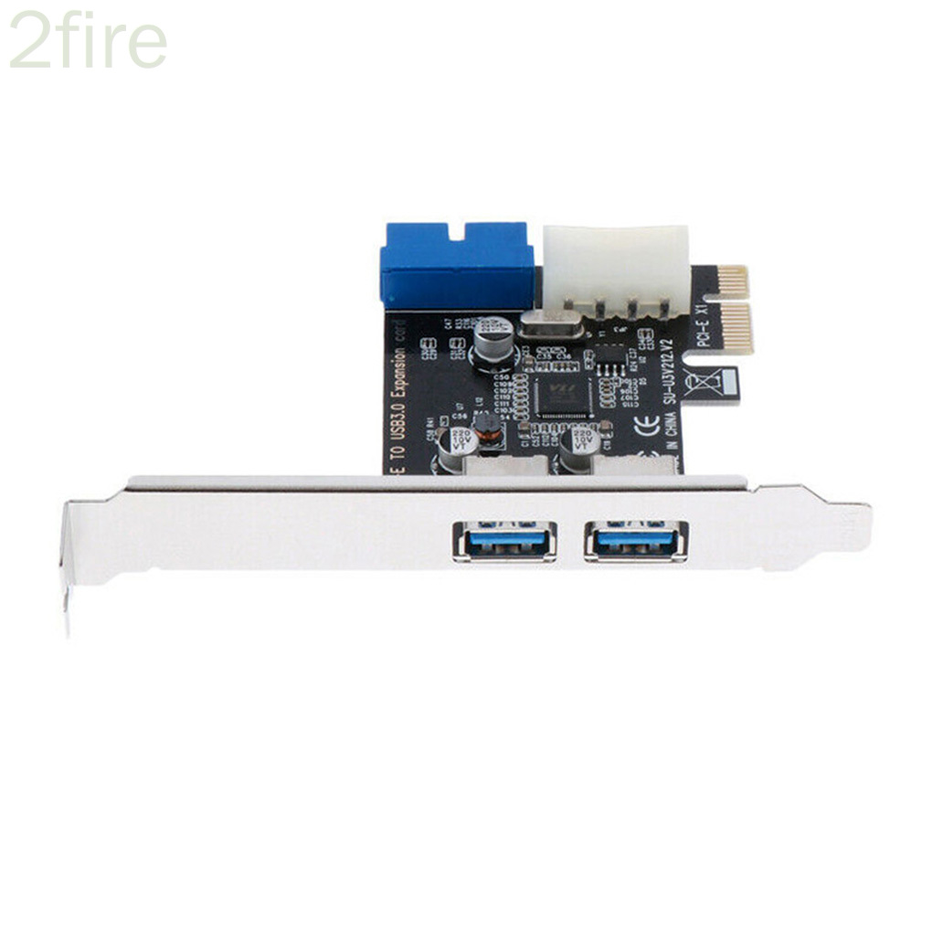 Card Mở Rộng Pci-E Sang Usb 3.0 5 Gbps Tốc Độ Cao Với Cổng Kép 20-pin