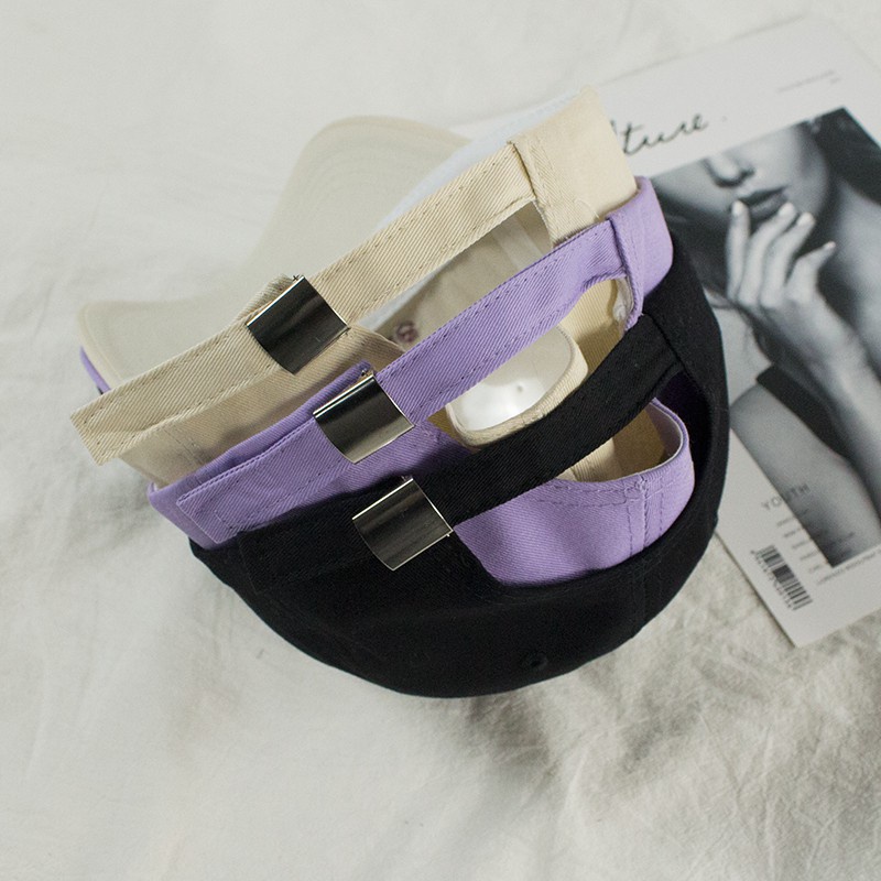 Mũ lưỡi trai memorie Cotton Mềm Thoáng Khí Thêu Chữ Phong Cách Hàn Quốc Cho Nam Và Nữ nón lưỡi trai