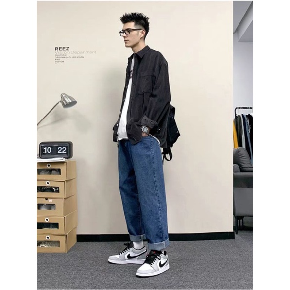 Quần baggy jean bigsize unisex nam nữ 40kg - 100kg