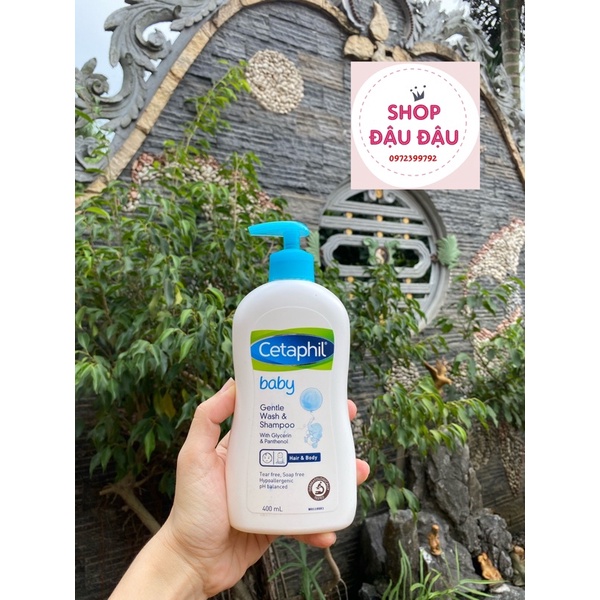 [MẪU MỚI] Sữa tắm dưỡng ẩm CETAPHIL BABY MOISTURIZING WASH &amp; BATH 230ml