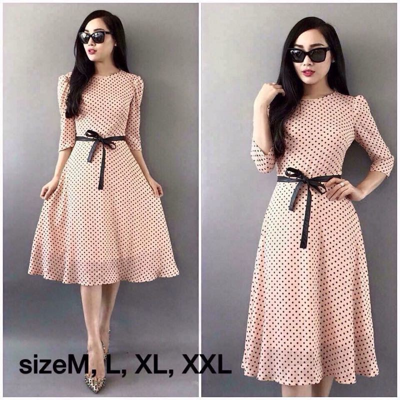 Đầm xoè công sở D021 | BigBuy360 - bigbuy360.vn