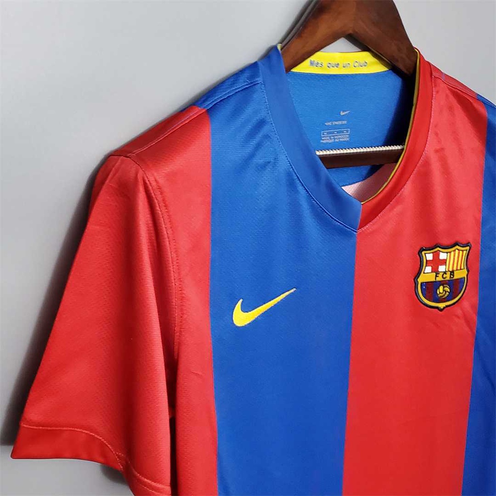 Áo Bóng Đá Đội Tuyển Barcelona 06-07 Phong Cách Retro