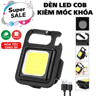 Đèn pin mini siêu sáng đèn cob led khẩn,3 chế độ siêu sáng